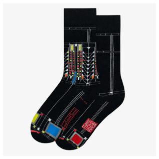 MuseARTa Tree of Life Black Socks