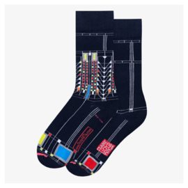 MuseARTa Tree of Life Navy Socks