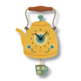 Tea Kettle Pendulum Clock