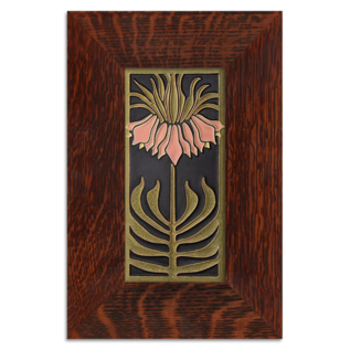 Motawi Tile: Persian Lily Pink