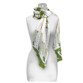 Sheer Scarf - FLW "Tree of Life"