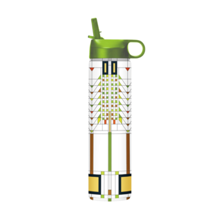 Water Bottle 24oz - Frank Lloyd Wright "Tree of Life"