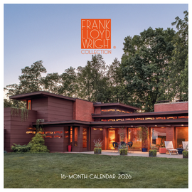 Frank Lloyd Wright  Mini 2026 Wall Calendar