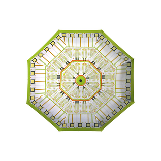 Frank Lloyd Wright Tree of Life Travel Umbrella – Compact, One-Touch Open & Close