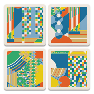 Coasters Oya Pier Carving (ASST)