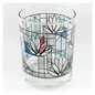 Single Waterlilies Double Old Fashioned Glass