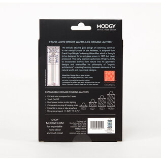 Waterlilies Origami Lantern