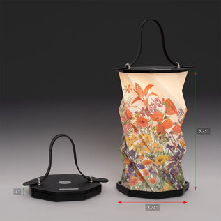 Mary Vaux Walcott Botanical Watercolor Origami Lantern