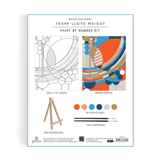 March Balloons Paint by Numbers Kit