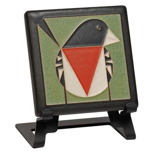 Motawi Tile: Rose-Breasted Grosbeak