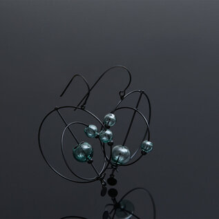 Rove Earrings (Glass Aqua)