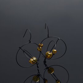 Rove Earrings (Glass Amber)