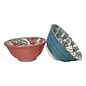 April Showers Set of 2 Bowls - Green/Orange