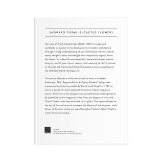 Saguaro Cactus & Forms 750 Piece Shaped Foil Puzzle