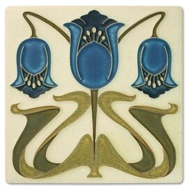 Motawi Tile: Coronet Blue