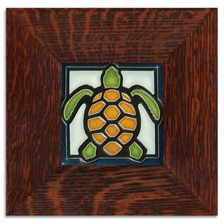 Motawi Tile: Turtle Light Blue