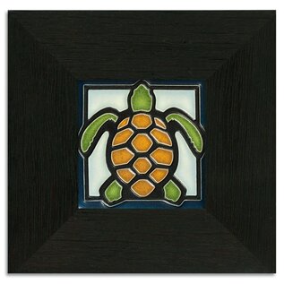 Motawi Tile: Turtle Light Blue