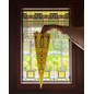 Tree of Life Pennant Cream with Gold Ties 7 X 21