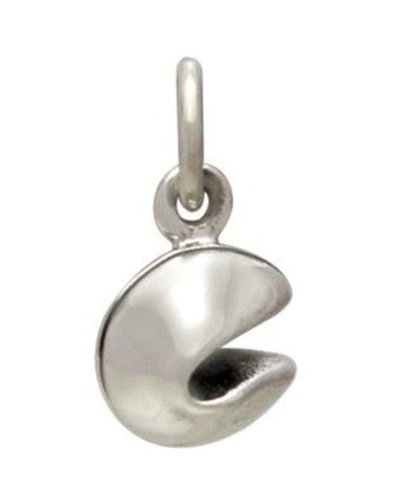 Sterling Silver Fortune Cookie Charm