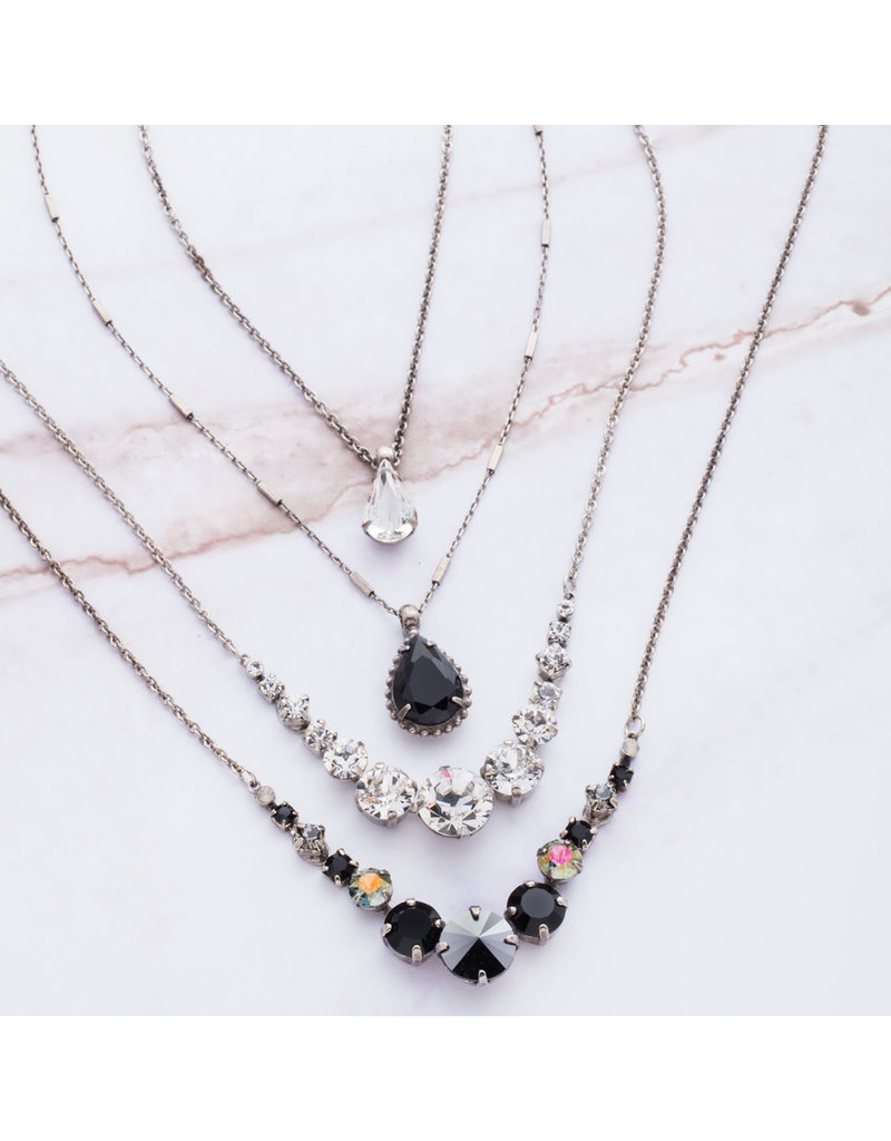 Deliate Round Black Onyx Crystal Necklace Lauren Rae Jewelry Boutique Deliate Round Black Onyx Crystal Necklace Lauren Rae Jewelry Boutique