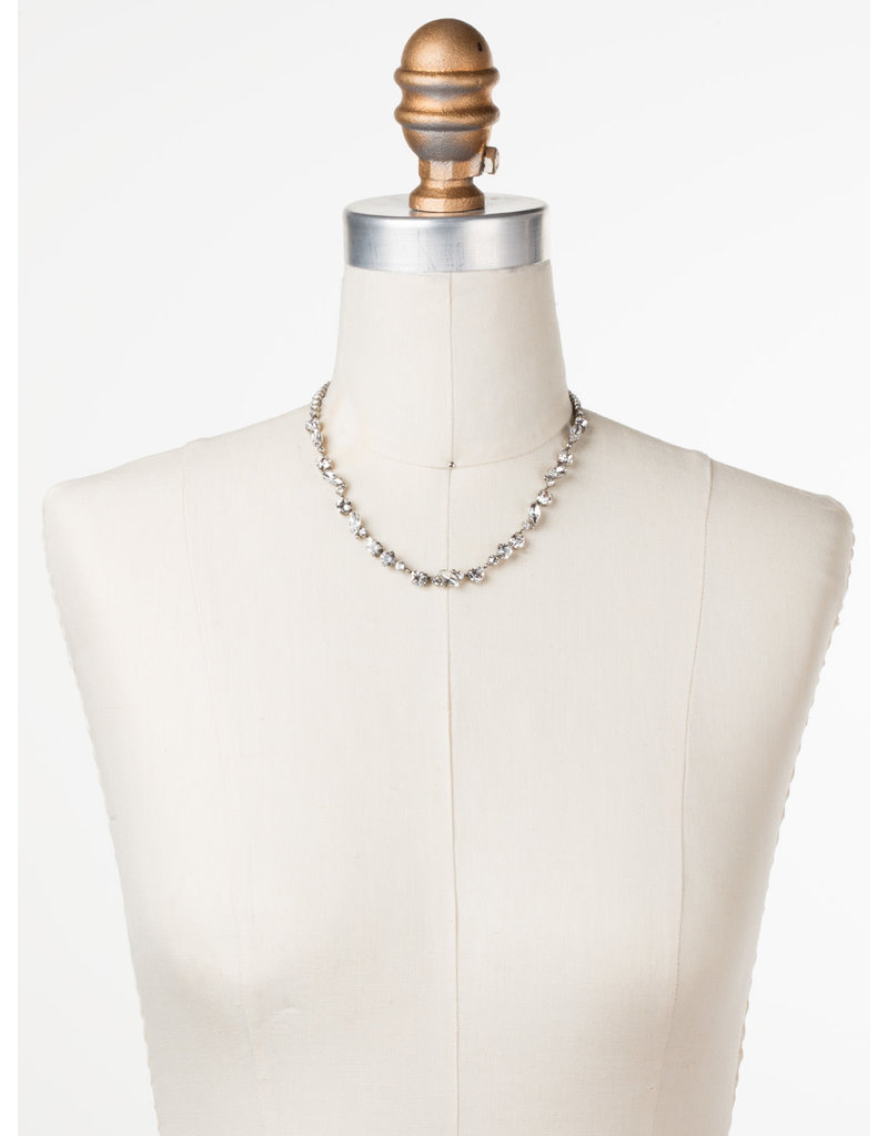 Sorrelli Clear Crystal Simply Stated Line Necklace