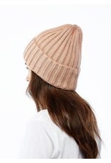 Look By M Navy Sparkled Heather Cashmere Blended Beanie