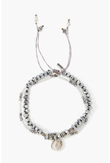 CHAN LUU Sterling Coated Silver Set Adjustable Bracelets