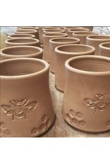 Barbarah Robertson Caramel  Handmade Pottery Honeycomb Mug