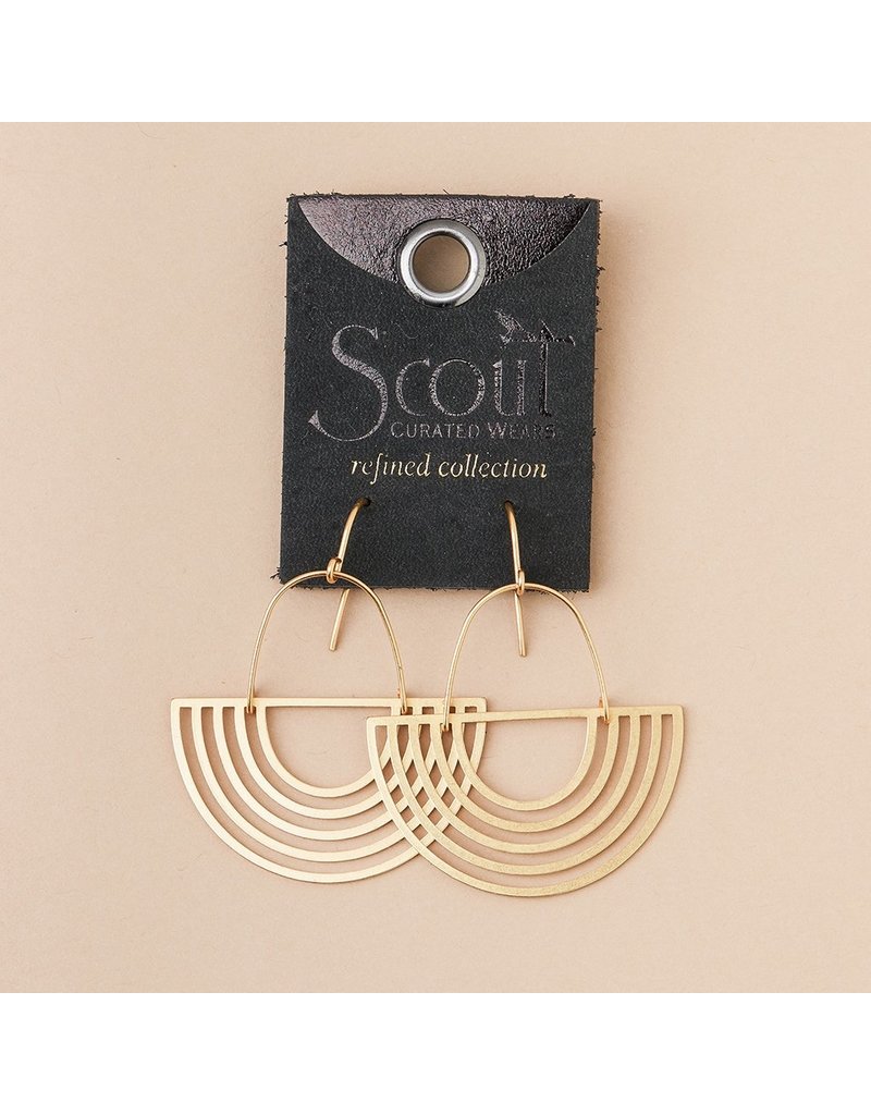 Scout Gold Solar Rays Earring