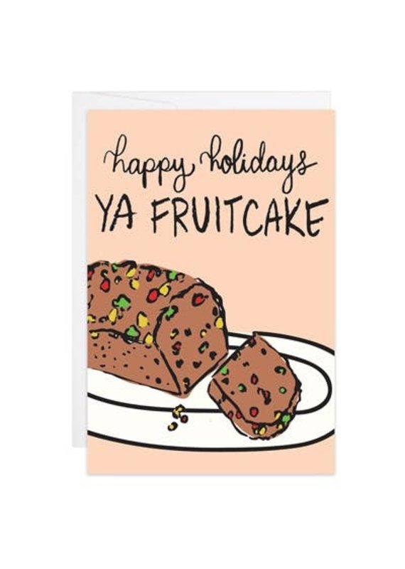 9th Letter Press Holiday Fruitcake Mini Card