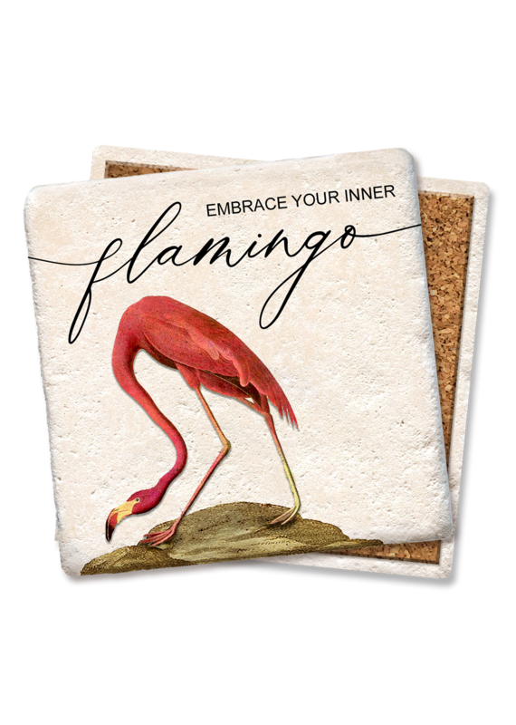 Tipsy Coasters Embrace Your Inner Flamingo Coaster