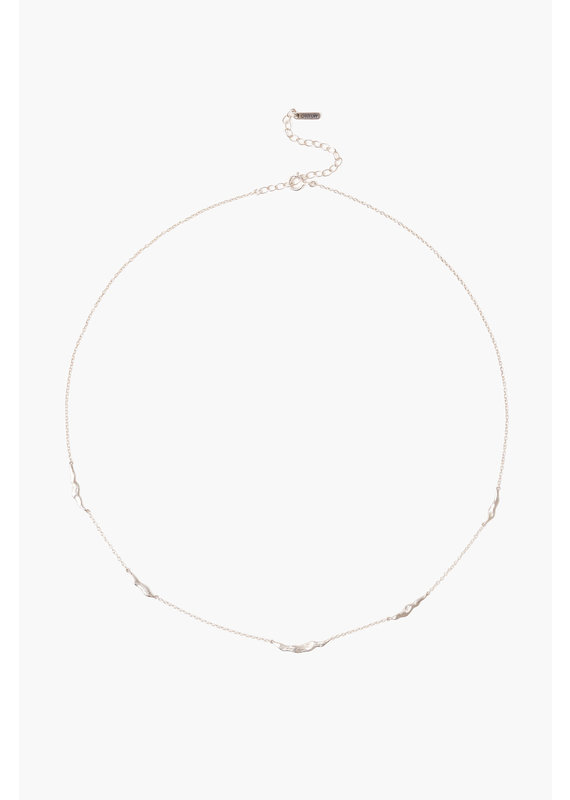CHAN LUU Sterling Silver Crescent Link Necklace