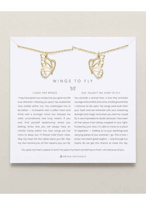 Bryan Anthonys Wings to Fly Necklace in Gold