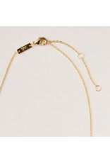 Scout Stone Intention Charm Necklace - Dalmatian/Gold
