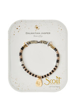 Scout Stone Intention Charm Bracelet - Dalmatian Jasper/Gold
