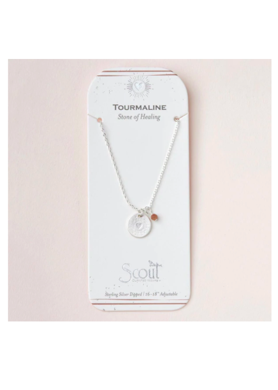 Scout Intention Charm Necklace Tourmalire/Silver
