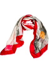 Top It Off Cordelia Scarf in Red