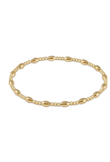 enewton Harmony Sincerity Pattern 2mm Bead Bracelet - Gold