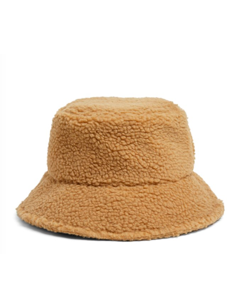 COCO + CARMEN Sherpa Bucket Hat - Light Brown