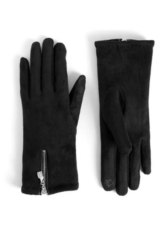 COCO + CARMEN Zipper Puller Touchscreen Gloves - Black