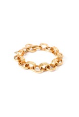 La Vie Parisienne French Heavy Gold Chain Bracelet