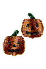 Laura Janelle Orange Pumpkin Earrings