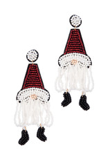 Laura Janelle Santa Hat Gnome Earrings
