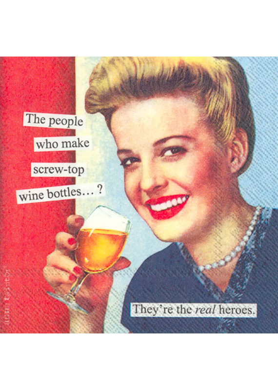 Anne Taintor Screw Top Paper Cocktail Napkins