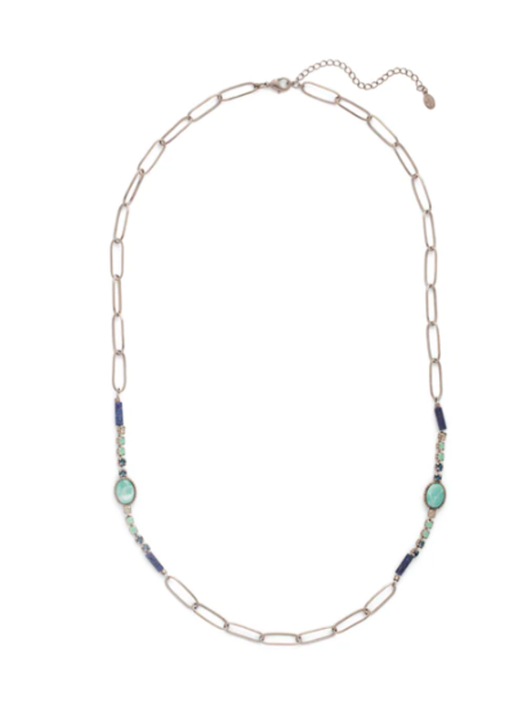 Sorrelli Blanche Long Necklace Night Frost