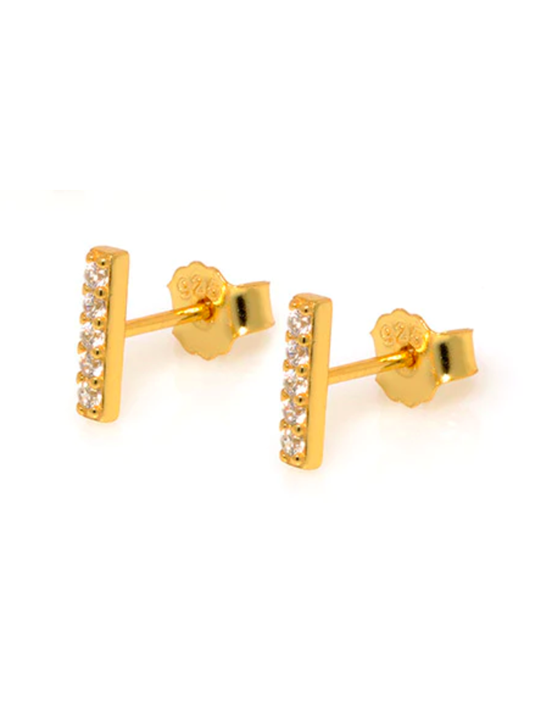 Anuja Tolia Jewelry 22K Gold Plated Bella Stud Earrings