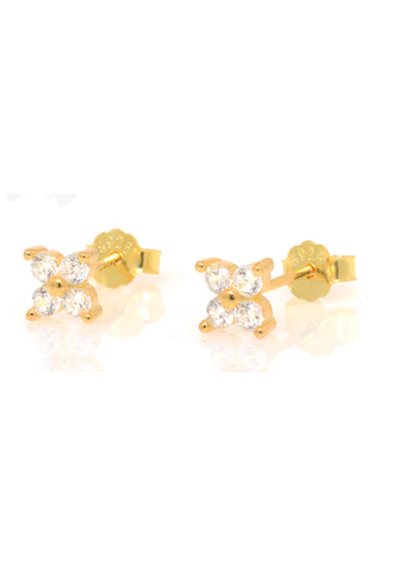 Anuja Tolia Jewelry 22K Gold Plated Milly Stud Earrings