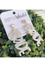 Spiffy & Splendid Bride Earrings