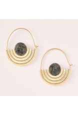 Scout Stone Orbit Earring in Pyrite & Gold
