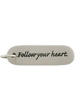 Sterling Silver Follow Your Heart Charm